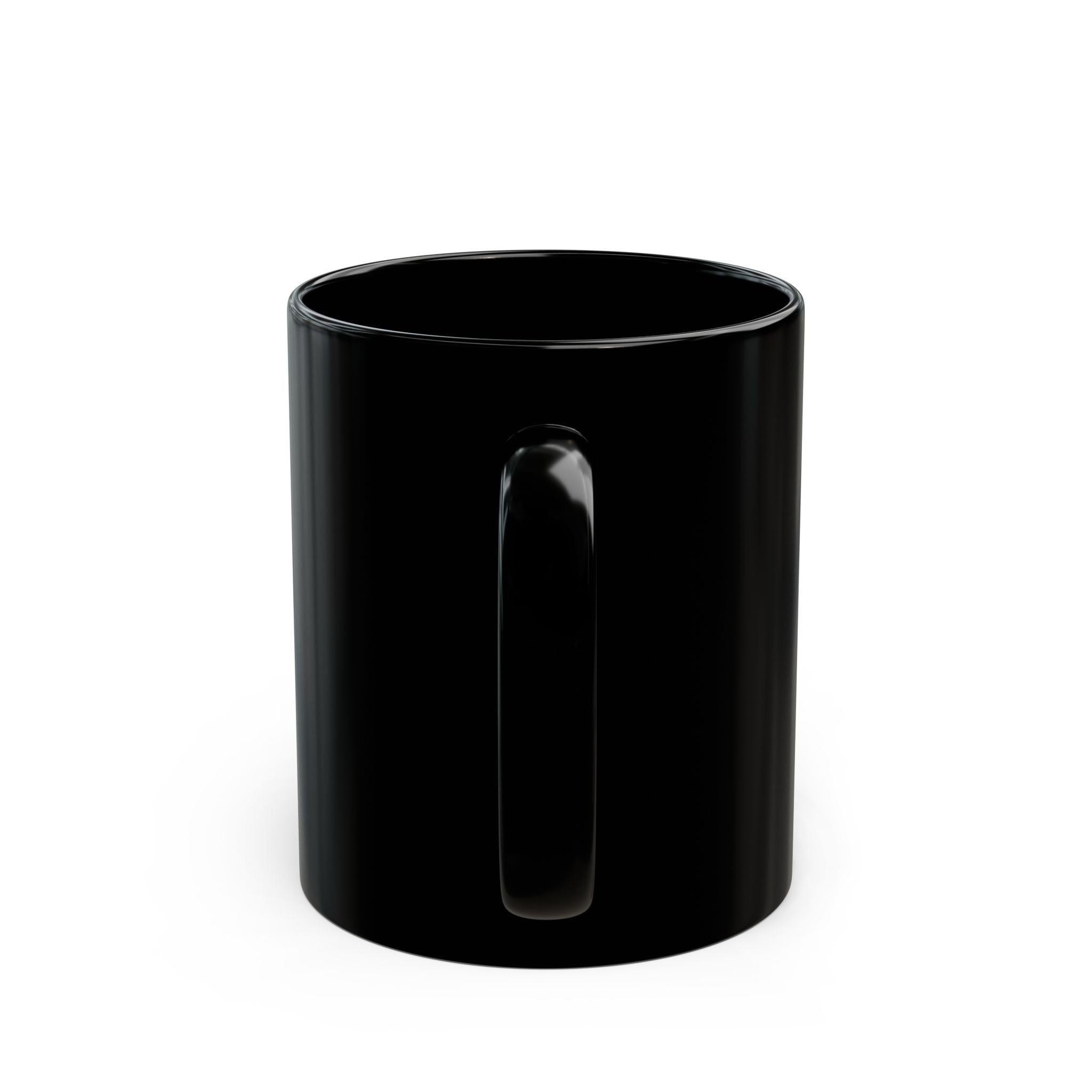 Feed the Flame Black Mug — Goth Vintage Portrait Coffee Cup